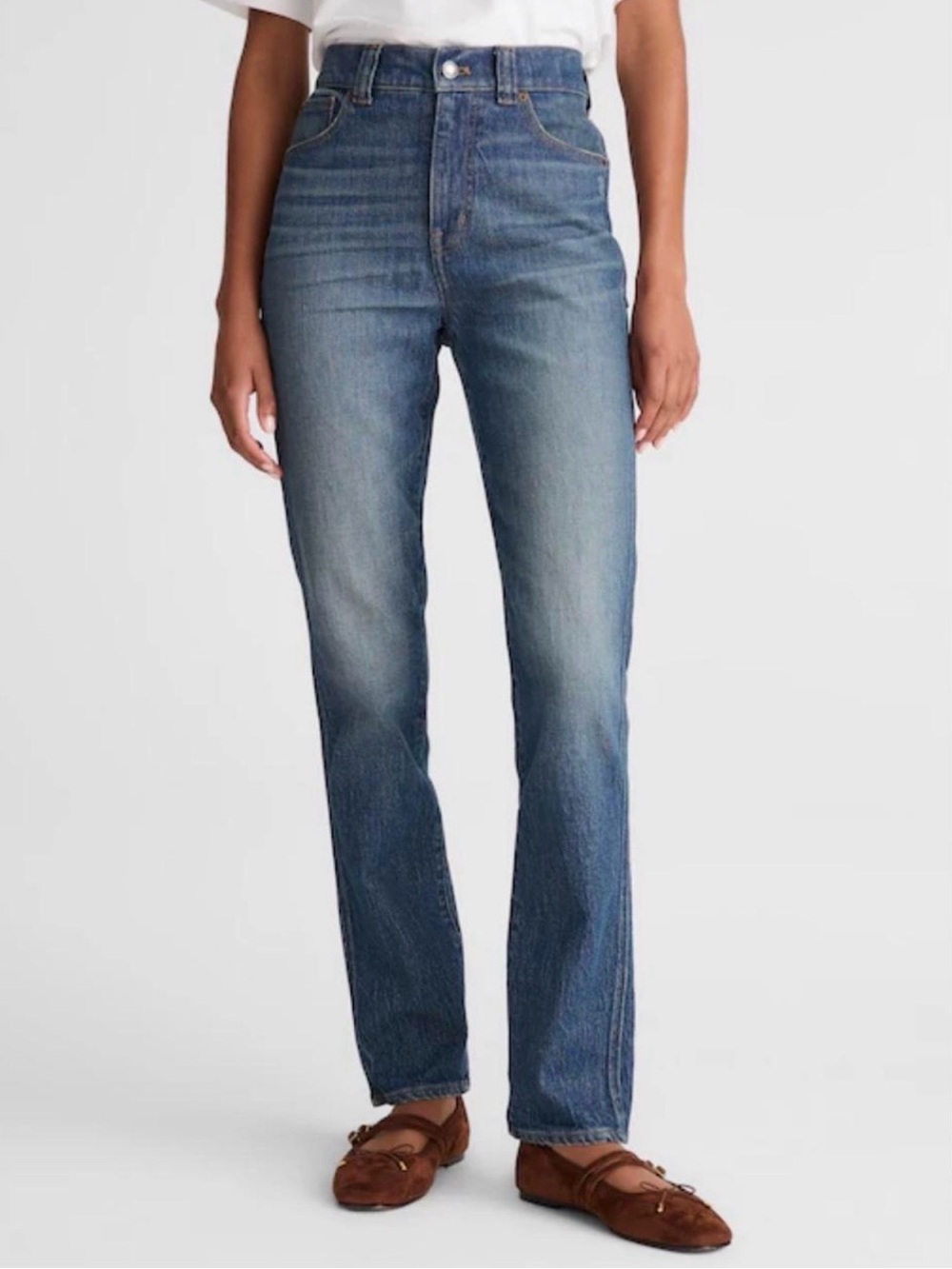 Madewell Women’s Straight Leg Jeans - Blue